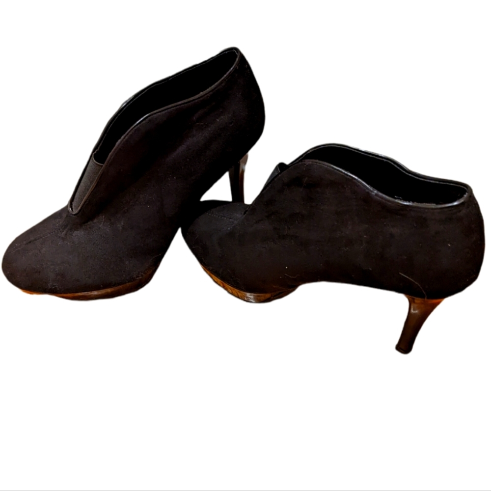 Black Fioni High Heeled Ankle Boots